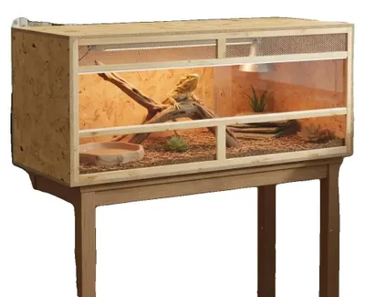 Obrázek produktu pro Terárium, inženýrské dřevo, moderní dekorativní design, armádně zelená