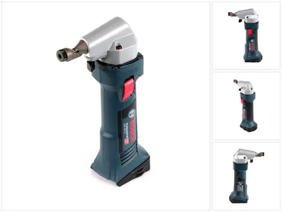 Produktbild von Bosch Akku-Nibbler GNA 18V-16 Professional, Power-Stanzgerät, Überlastschutz, Schwarz, Blau, 0,7 mm, 1,6 mm, 2 mm