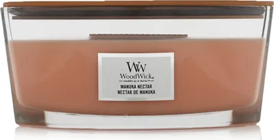 Productafbeelding van WoodWick Manuka Nectar, Ellips-vorm, Oranje, Fruitgeur, 40 uur brandduur, 1 stuk