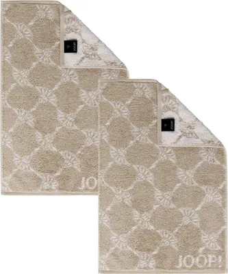 Produktbild von 2 Stück Joop! Gästetuch Cornflower 1611-30 Sand 30x50