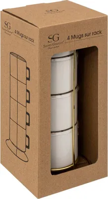 Produktbild von Rack 4 becher auf rack "arya" 17cl - SG Secret de Gourmet