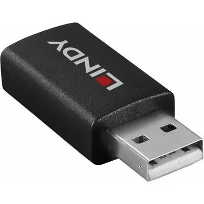 Produktbild von Lindy 71263, USB Type A, USB Type A, Schwarz