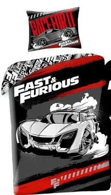 Image de The Fast and the Furious Bettbezug Race Glow in the Dark - 140 x 200 cm - Baumwolle - 70 x 90 cm