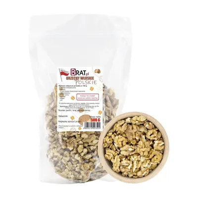Zdjęcie produktu dla Orzechy włoskie POLSKIE 500g Brat.pl