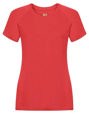 Produktbild von Damen-T-Shirt, Kurzarm - FOL PERFORMANCE T/W - red - Größe S