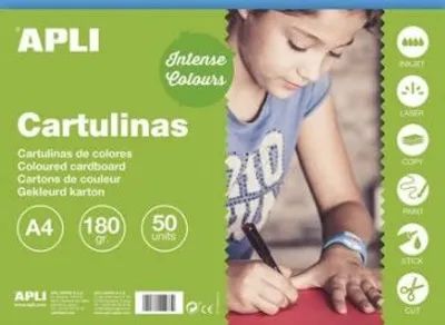 Image de Papier de couleur A4 170 g - bleu ciel 50 pcs