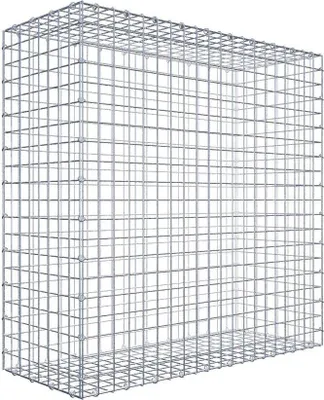 Immagine prodotto di Gabbione 100 cm x 100 cm x 40 cm (L x H x P), maglia 5 cm x 5 cm, anello a C