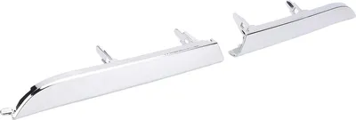 Immagine prodotto di 1 paio di finiture cromate paraurti anteriore 53125-48100 sinistra e destra sostituzione per RX350 RX450H F-SPORT 2012-2015