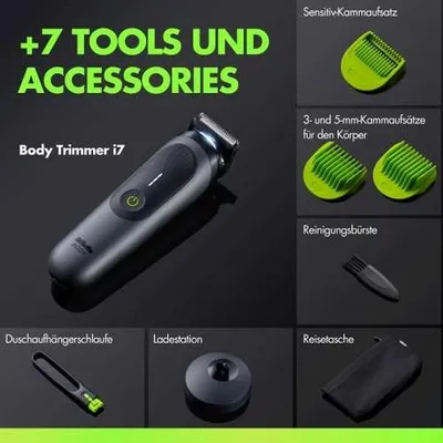 Produktbild von Braun Gillette Labs Body + Intimate Trimmer i7, Körperrasierer für Männer