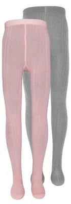 Immagine prodotto di Confezione da 2 calze a costine per neonati e bambini. Doppia confezione di calze realizzate in cotone