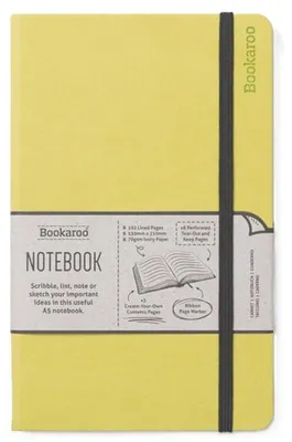 Image de Bookaroo Journal Cahier A5 - Vert lime