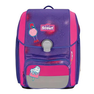 Produktbild von Scout Schulranzen Basic Genius Set 4-teilig Summer violett