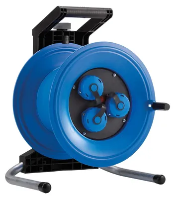 Produktbild von HEDI K3000TD Kunststoff-Kabeltrommel Professional Plus 320, leer, blau