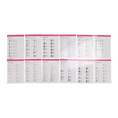 Obrázek produktu pro Nail Training Mat, Nail Art Practice Sheet, Nail Practice Mat, Nail Art Training Mat, Nail Art Practice Book, Nail Training Pad