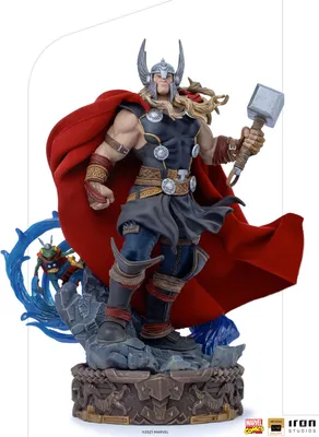 Produktbild von Marvel Comics Deluxe Art Scale Statue 1/10 Thor Unleashed 28 cm
