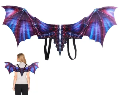Image de Ailes de dragon pour adultes - Accessoires de cosplay pour Halloween