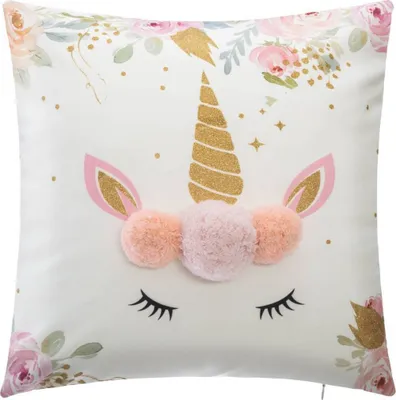 Obrázek produktu pro Atmosphera interiérový designér Unicorn Pillow Polyester Polyester vícebarevný 40 cm x 40 cm x 19 cm