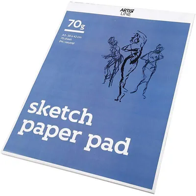 Obrázok produktu pre Creativ Company Skicár biely A3 70gr, 70 listov