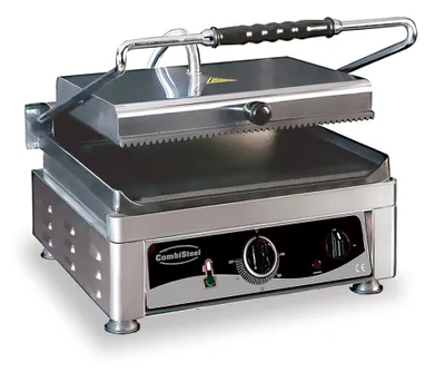 Produktbild von Chefgastro Kontaktgrill gerillt/glatt BxTxH 410x500x300mm