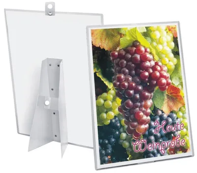 Produktbild von Plakatständer A4 Kunststoff transparent Packung mit 20 Stück