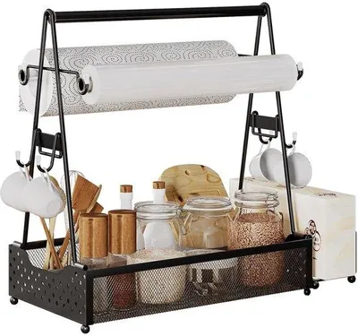 Produktbild von Famanu Camping Grill Organizer - Platzsparende Aufbewahrung für Grillzubehör