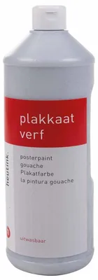 Image de Arts & Crafts Heutink Gouache Interpaint, flacon 1 litre, argent