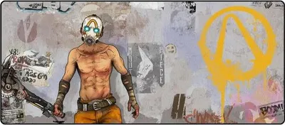 Productafbeelding van Borderlands muismat "Psycho Graffiti"