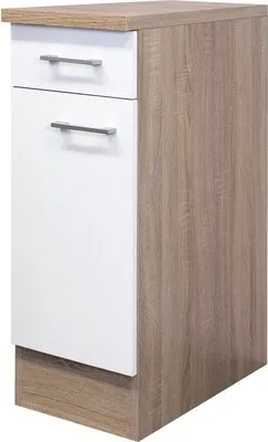Obrázek produktu pro Kuchyňská skříňka spodní s dvířky Flex Well Samoa/Murano šířka 30 cm bílá