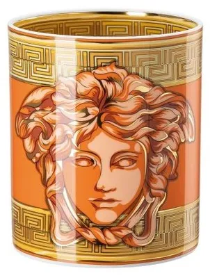 Produktbild von Versace by Rosenthal Vase Medusa Amplified Orange Coin (18cm)