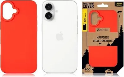 Produktbild von Tactical Back Cover MagForce Velvet Smoothie iPhone 16 Plus chilli
