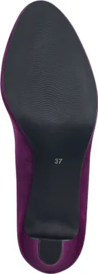 Produktbild von MARCO TOZZI Damen Pumps Trichterabsatz samtige Haptik runde Form 2-22450-42, Größe:39 EU, Farbe:Violett