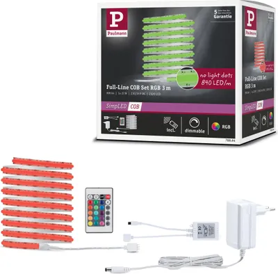 Zdjęcie produktu dla Paulmann SimpLED LED Strip Full-Line COB kompletny zestaw