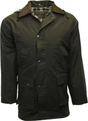 Produktbild von Walker and Hawkes Wachsjacke Benson olive XS