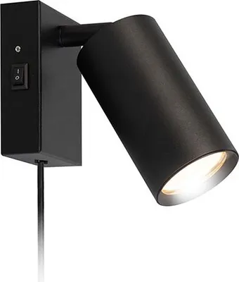 Obrázok produktu pre Lampa nástenná 1xGU10 čierna CELE SOLIGHT WO3002-B