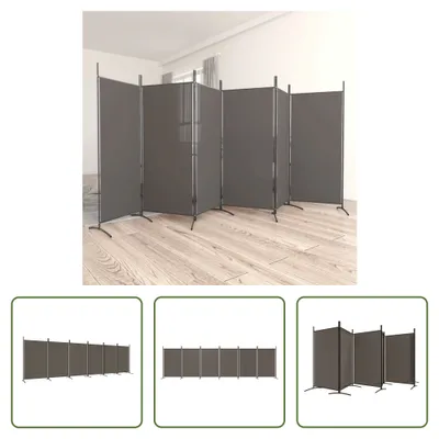 Immagine prodotto di The Living Store 6 pz. Paravento Antracite 520x180 cm
