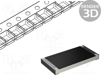 Produktbild von 5x Widerst: thick film 3W Hochleistung 470kΩ SMD 2512  ±5% SP123WJ0474T1E Präzisio