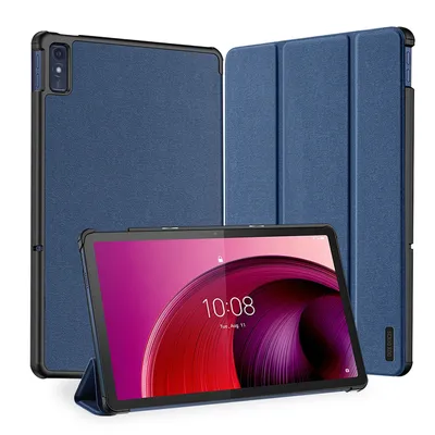 Obrázek produktu pro Pevné pouzdro Domo s funkcí Smart Sleep a integrovaným stojánkem kompatibilní s tabletem Lenovo Tab M10 10,6" Blue