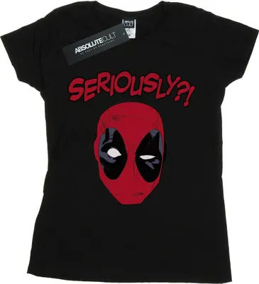 Produktbild von Marvel - "Seriously" T-Shirt für Damen BI17868 (L) (Schwarz)