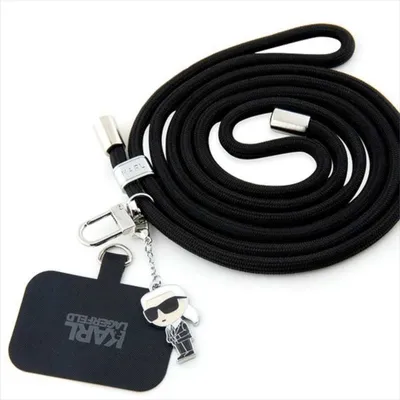 Produktbild von Karl Lagerfeld CBDY Cord - Universal phone strap (black)