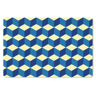 Produktbild von MuchoWow® Schreibtischunterlage Würfel - Muster 60x40 cm - XXL Mauspad - Großes Mauspad