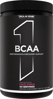 Produktbild von Rule1 R1 BCAA (60serv) Fruit Punch - Aminosäuren - BCAA