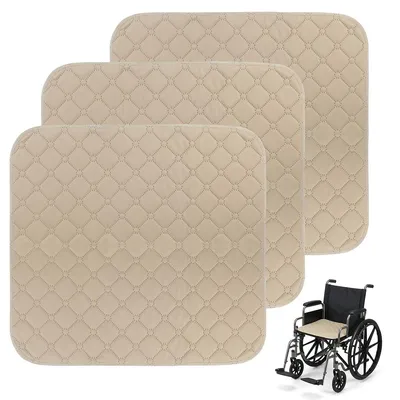 Produktbild von Waschbare Inkontinenzunterlage 3er Set, Nässeschutz für Rollstuhl, Bett und Stuhl, rutschfest & wiederverwendbar