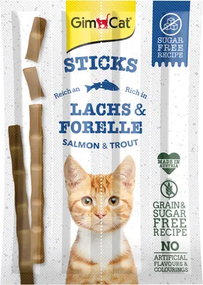 Produktbild von REAVET Premium Zahnsticks Lachs 4 Stück (230g) – Denta Vital Sticks – Zahnpflege Hunde, Zahnsteinentferner Hund gegen Maulgeruch, Kaustangen, Hundesnack, Hunde Leckerlis
