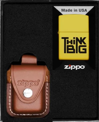 Produktbild von ZIPPO Feuerzeug THINK BIG DESIGN Geschenkset Nr. 2