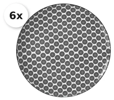 Produktbild von Speiseteller 26,5cm 6er Set Takeo Circles