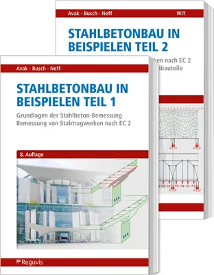 Produktbild von Stahlbetonbau in Beispielen - Teil 1 und 2