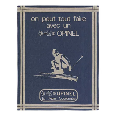 Produktbild von Opinel Küchentuch, blau, Baumwolle, Jacquardmuster