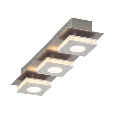 Produktbild von Brilliant LED Deckenleuchte Transit Aluminium silber 3 x 4W 960lm warmweiß 3000K