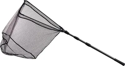 Produktbild von Daiwa Rubber Mesh Net 3 Sections Kescher Schwarz 210 x 60 cm Schwarz 210 x 60 cm