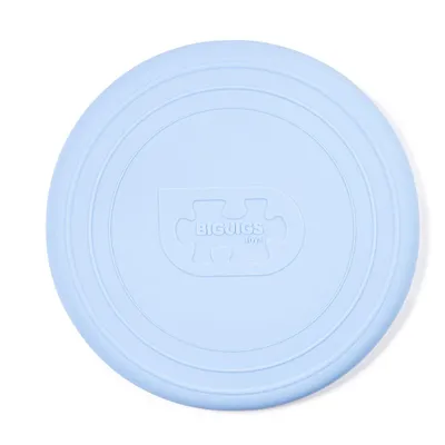 Produktbild von Bigjigs Silikon-Frisbee - Puderblau